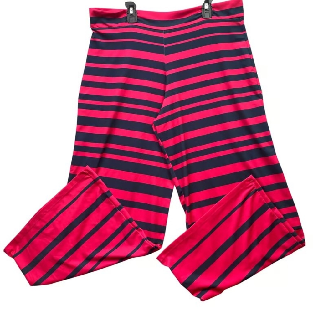 Red and Black Striped Pants
